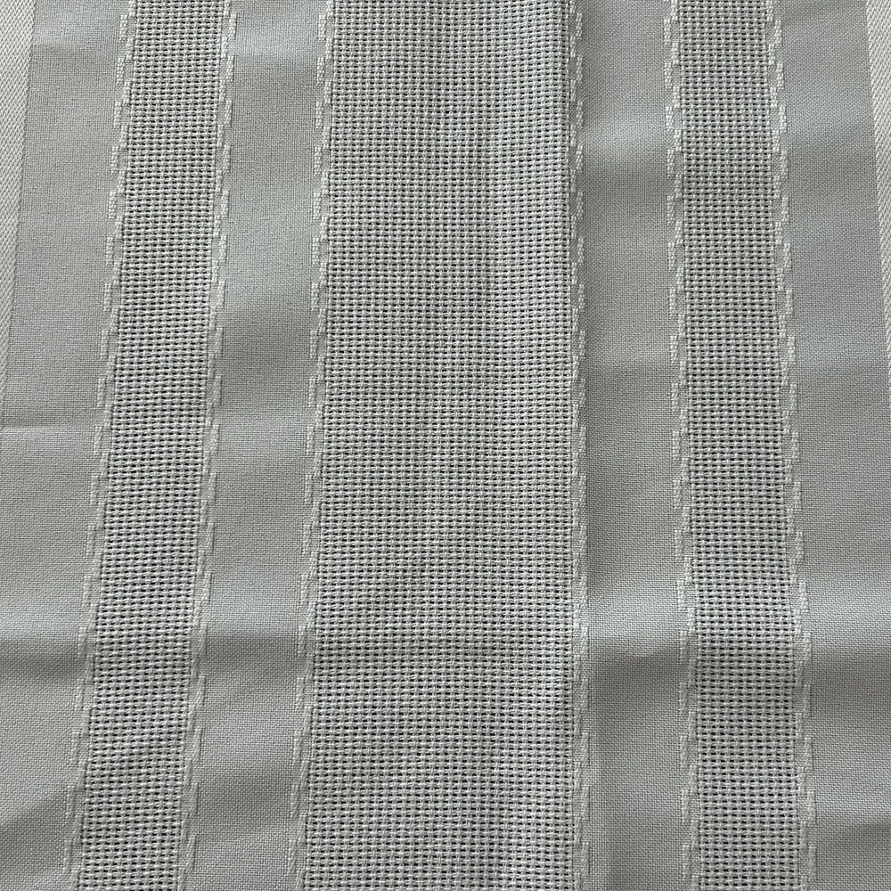 Vintage Cream Ivory Damask Stripe Tablecloth Mid-Century Rectangle 60x84 - Picture 9 of 15